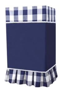 Design Safe Cover Cover Home Shelf Cover Cover Checkered Fabric Bookshelf Dust Cover Audio Cover Cover SPS002 detail view-20